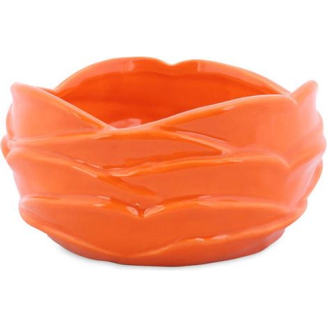Runde Schale in Korallenorange