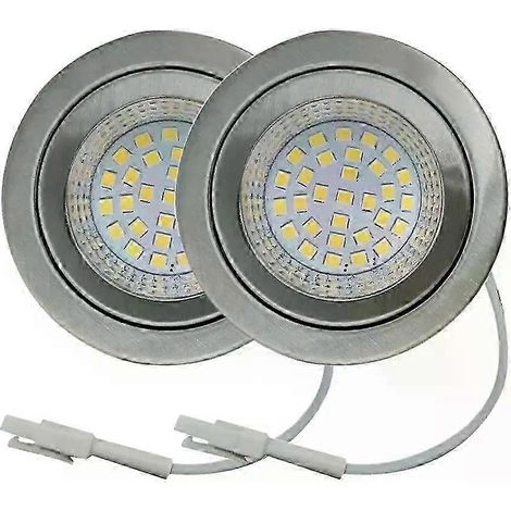 Lot de 2 lampes LED 230 V 25 W pour hotte aspirante, avec ouverture de 60 mm et verre transparent, compatible avec les hottes de cuisine et les extracteurs de fumée (ampoule halogène 20 W). (1/5)