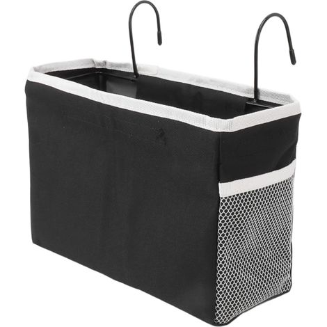 Hängender Aufbewahrungskorb für den Nachttisch – Canvas-Tasche mit Haken für Büro, Studentenwohnheim und Wohnzimmer (1/5)