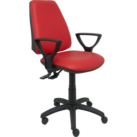 Piqueras-y-crespo Elche Sincro chaise de bureau rouge