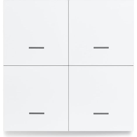 4 Gang 12 Scène Zigbee Smart Switch, Zigbee Hub requis, Réglage de scène, Commutateurs intelligents sans fil pour la domotique, Prise en charge de l'assistant domestique via Zigbee2mqtt (1/5)
