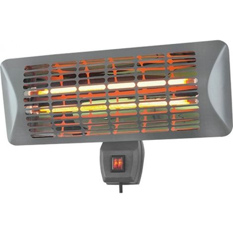 Eurom Chauffage de terrasse Q-time 2000 Patioheater 2000 watt noir