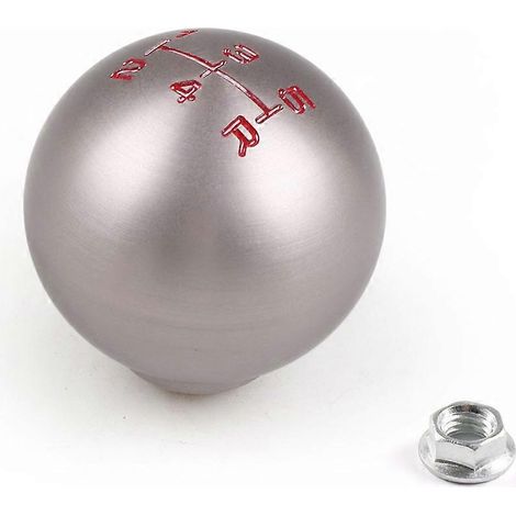 Pommeau de levier de vitesses sphérique en aluminium mat 5/6 vitesses M101,5 pour Honda Fit Civic City FD2 FN2 EP3 Type R DC2 DC5 (1/5)