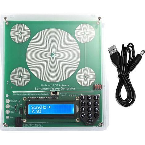 Générateur haute stabilité avec fréquence réglable de 0,01 Hz à 100 000 Hz Design compact pour usage domestique Carré inversé (1/5)