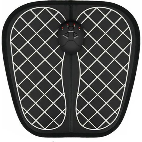 Tappetino massaggiante EMS per piedi - Tappetino massaggiante portatile ricaricabile tramite USB, massaggiatore plantare pieghevole, adatto per la cura domiciliare (Colore: tipo ricaricabile) (1/5)