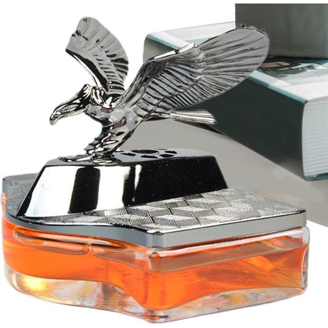Ornement de la figurine Eagle Fais de voiture Faisisseur d'air de conception d' électroplate avec parfum de longue durée de 65 ml et de 3,66 pouces de taille pour le tableau de bord de la v (1/5)