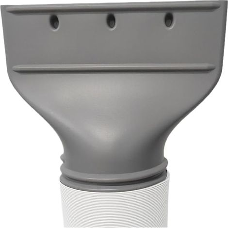 Adattatore per finestra per tubo di scarico del condizionatore, tubo di scarico portatile per condizionatore da 13/15 cm, ugello per condizionatore mobile, per finestre e porte, kit di ventilazione (1/5)