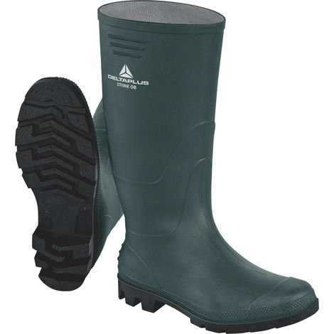 Stivali in PVC Groundhc Ginocchio Colore Verde Misura 37 Deltaplus