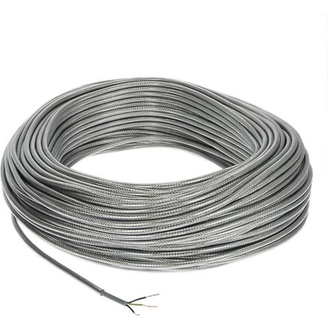 Câble de commande blindé en PVC 3 x 0,75 mm² avec conducteur de protection