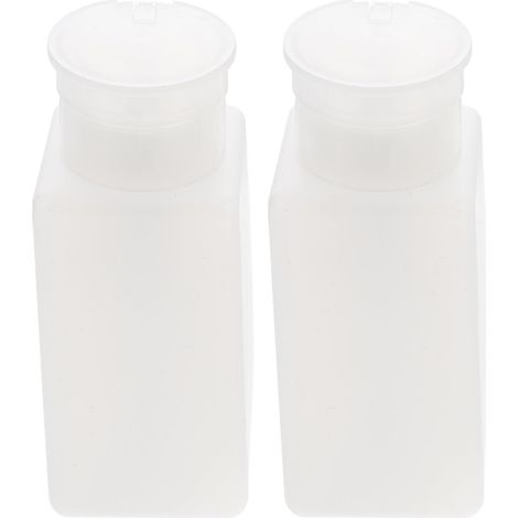 Lot de 2 Bouteilles Vides en Pe 250ml Système Anti-fuite et Antistatique, Stockage de Liquides en Laboratoire (1/5)