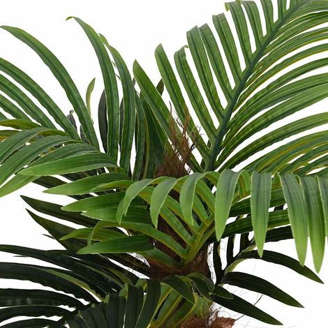 vidaXL Palma Artificiale 12 Foglie 150 cm Verde
