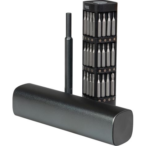 Kit de herramientas joy-it we-0003 42 puntas magnético aluminio (1/3)