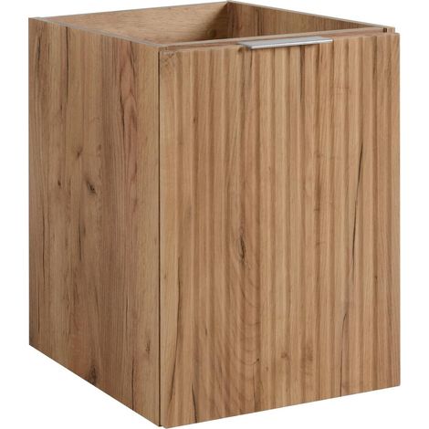 Mobile da bagno, Rovere Craft + maniglia argento, 40 x 57 x 46 cm (1/5)