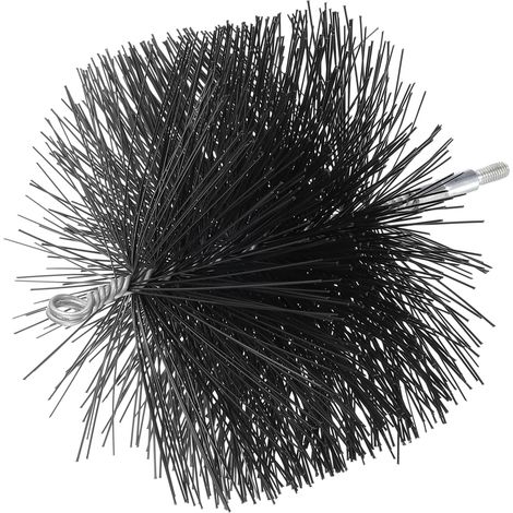 Brosse De Nettoyage De Cheminée En Fil Argent (1/5)