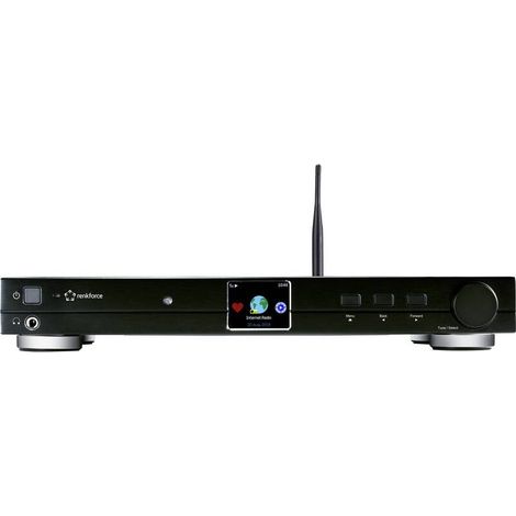 [GEBRAUCHT] B-Ware Renkforce Radio-Adapter DAB+ WLAN Bluetooth DLNA Internetradio Schwarz 99 Sender (1/2)