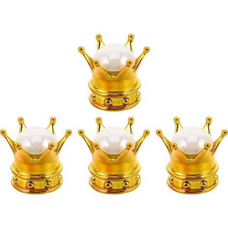 16 tappi valvola a forma di tiara in ABS e rame (1/2)