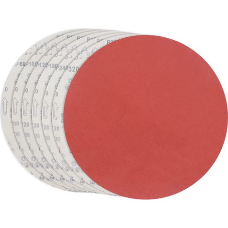 Disque de ponçage 400mm.16 inch round sandpaper. Grain 5X P60/100/120/180/240/320.disque de ponçage Disque de ponçage 400mm pour ponçage/polissage (30pcs) (1/5)
