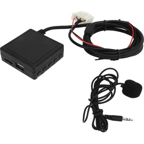 Adaptateur Bluetooth Voiture Portable Entrée Aux Mains Libres Appel Réduction Bruit Remplacement Mazda 3 6 (1/5)