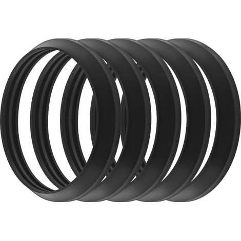 5pcs Conical Washers for Waste Trap Compression Seal Rubber Outlet Seals for Sealing Kitchen Pipes Toilet Pipes Garden and Outdoor (1/5)