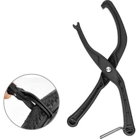 Fahrradreifenheber, Unisex-Reifenmontagewerkzeug, schwarz
