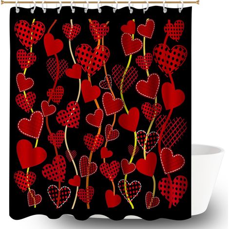 Rideau de douche 180x180 À œillets renforcés voile de douche pour une déco unique (1/5)