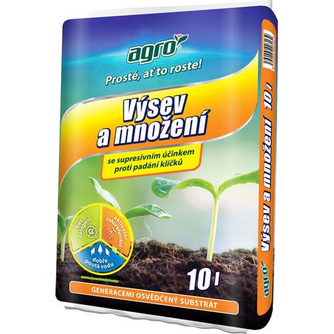 Substrat AGRO pour semis et multiplication 10 L