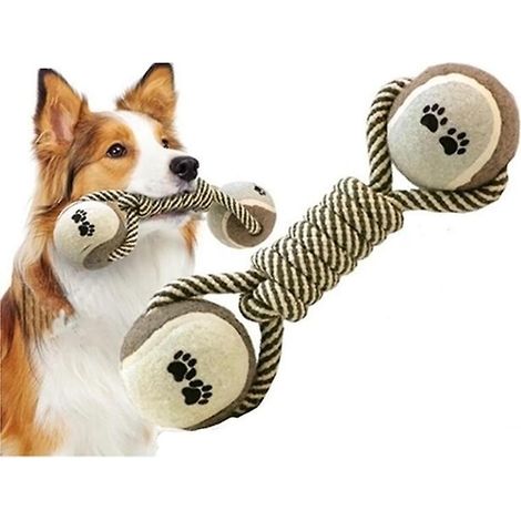 Fournitures de jouets pour animaux de compagnie, jouets pour chiens, jouet en corde pour chien molaire, boule à nœud