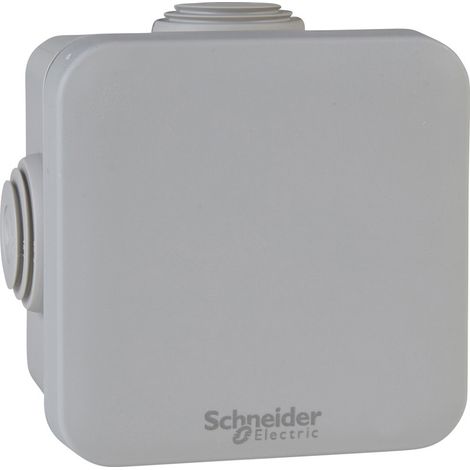 BOÎTE DE DÉRIVATION CARRÉE MUREVA BOX SCHNEIDER L65 X L65 X P45MM ENN05002 ENN05142