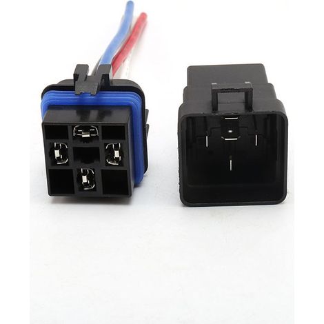 Relais étanche 24 V à quatre broches, 40 A/30 A relais étanche intégré à quatre broches 24 V, une broche marche/une broche arrêt, 40 A relais étanche 24 V à quatre broches, une broche marche/une bro (1/4)