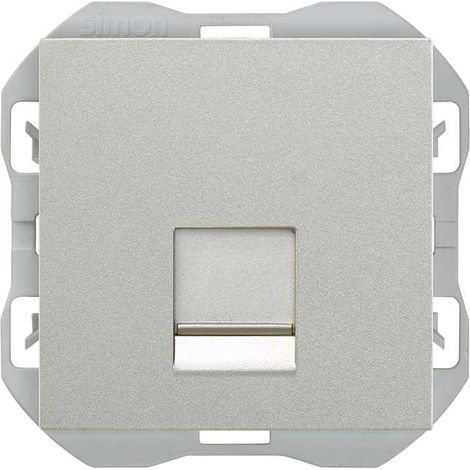 SIMON 270  RJ45-Abdeckung mit Aluminiumstecker 20000187-093