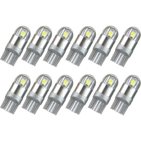 Led Voiture 12 PièCes Feux De Jour Et Feux De Position Blanc Froid Avec BoîTier Aluminium Conductivité Thermique ÉLevéE Pour ÉClairage LatéRal (1/5)