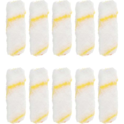 Lot de 10 manchons et cadres de rouleaux à peinture, recharges pour peinture de maison (1/5)