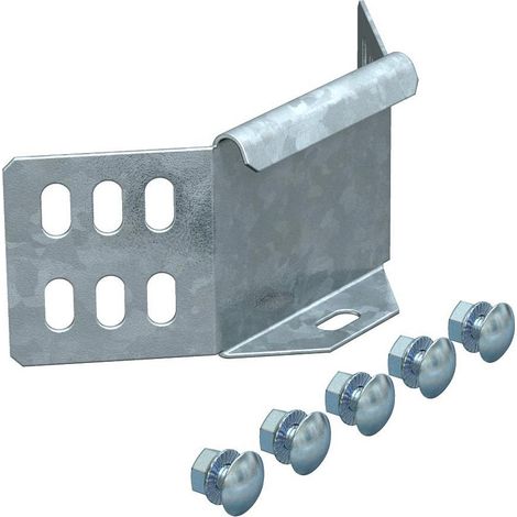 OBO Bettermann Raccordo angolare per canalina portacavi acciaio zincato a nastro, 6043062