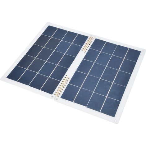 Lot 2 panneaux solaires 20W photovoltaïques, kit recharge camping-car bateau urgence, sans batterie