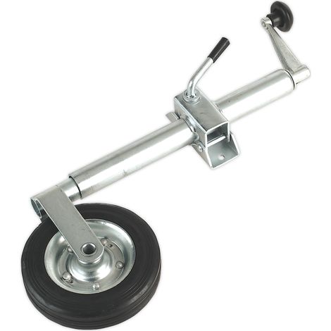 Sealey Jockey Wheel & Clamp 50mm - 200mm Solid Wheel TB37