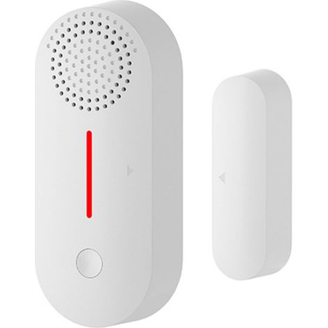 Détecteur de capteur de porte WiFi, alarme d'ouverture de porte, alarme de capteur de porte intelligente, sonnette d'appareil intelligent Tuya, notification à distance APP lorsque la porte est ouverte (1/5)