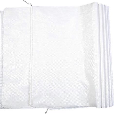 10 sacs poubelle en plastique, sacs de sable, sacs pour course en sac, sac en tissu tissé effet peau de serpent (1/5)