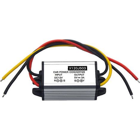abaisseur De Tension 24v 12v, Convertisseur De Tension Dc-dc Convertisseur De Tension De Puissance 5a 60w Avec Fusible Tanche, Pour Chariot Golf L (1/5)