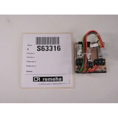 Remeha Placa de circuito Am3-2 (3 Relais), S63316