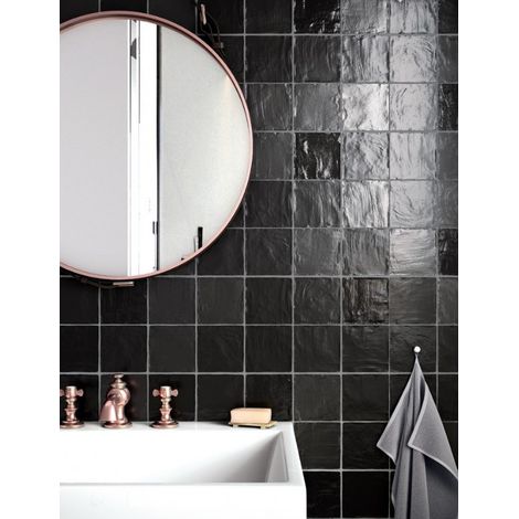 Carrelage mural faïence effet zellige MALLORCA10x10cm et 20x6,5cm (6 couleurs) (1/5)