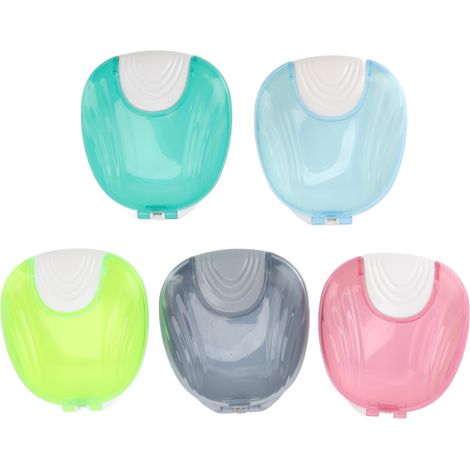 Boîte de rangement portable pour appareils orthodontiques adultes, boîte de rangement pour prothèses dentaires (1/5)