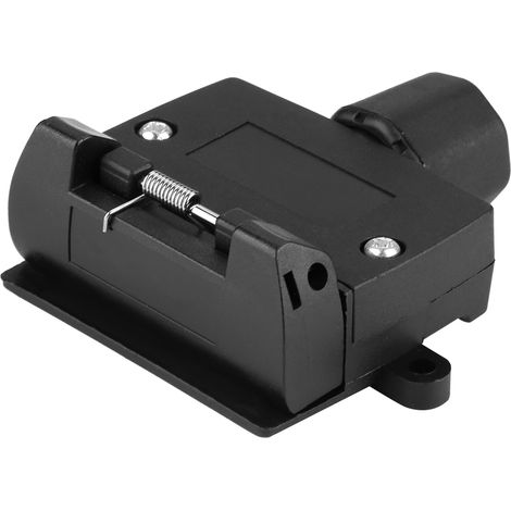 Connecteur 7 broches en plastique pour remorque, semi-remorque, adaptateur de prise et socket de câblage (1/5)