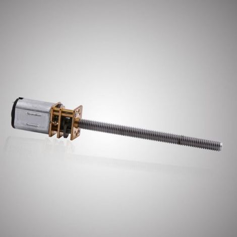 Micro motoréducteur N20 - 400RPM Arbre M4x55mm - Pour robot et serrure électronique - 12V DC (1/5)