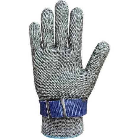 Gant anti-coupure niveau 9 en acier inox, gant de boucher résistant aux coupures pour protection quotidienne (1/5)