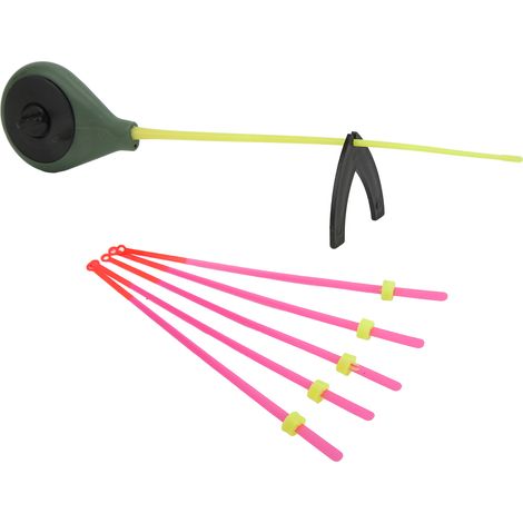 Kit de canne à pêche sur glace Mini canne à pêche sur glace avec scion, matériel de pêche portable pour la pêche hivernale 16 cm