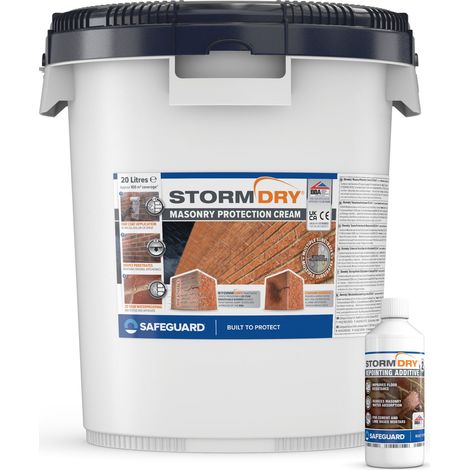 Stormdry Cream 20 Litres and Stormdry Repointing Additive II (1/2)