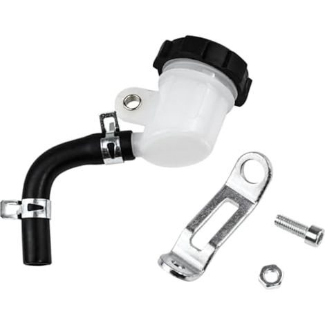 Réservoir de frein, maître-cylindre d'embrayage, réservoir de fluide avec support en caoutchouc, accessoires de rechange universels pour moto (1/5)