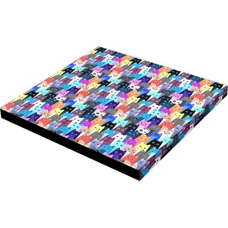 Letto - Materasso quadrato Meow 60x60x5 cm (1/5)