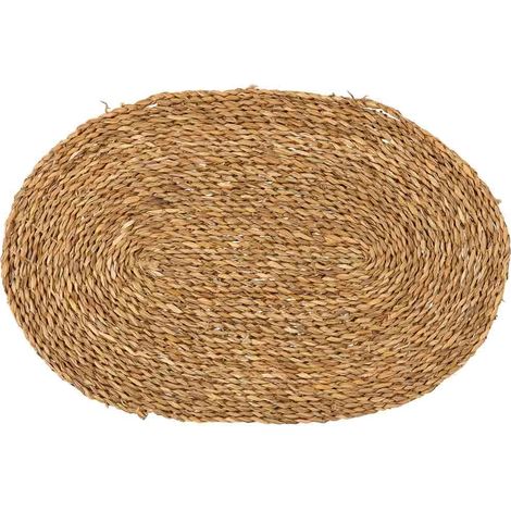 Felpudo de fibra marrón 60x40x1.2h cm (1/5)