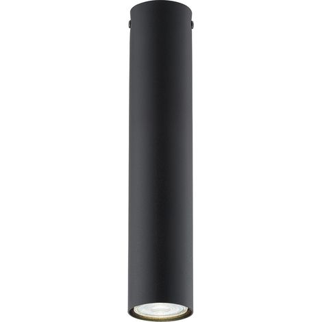 Plafoniera Moderna Faretto Marduk 1 Luce Acciaio Nero 30 Cm (1/5)